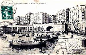 Alger - Quai de l'amiraute et Boulevard de France